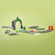 Set de extindere Tunel si sine de cale ferata, 10425, + 2 ani, Lego 682272