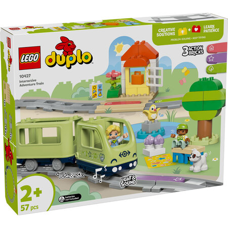 Tren de aventura interactiv Duplo, 10427, + 2 ani, Lego