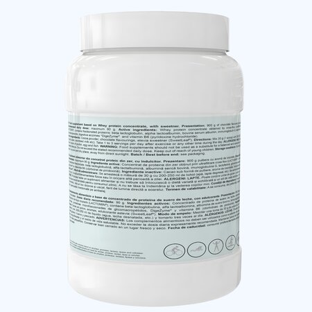 Concentrat proteic Delicious, Ciocolata, 900 g, Way Better 687846