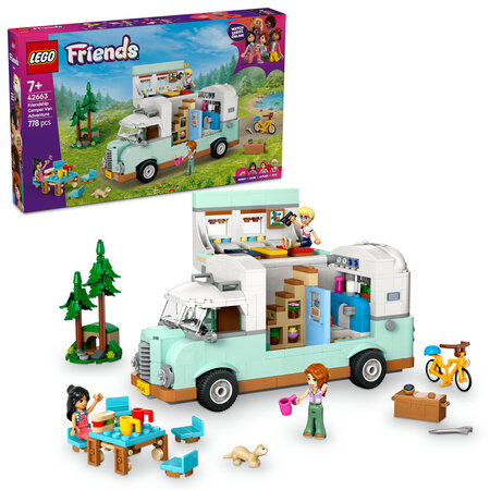 Aventura in rulota cu prietenii Friends, 42663, + 7 ani, Lego 682393