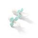 Set tacamuri ergonomice pentru copii, +12 luni, Menta, Babyono 682501