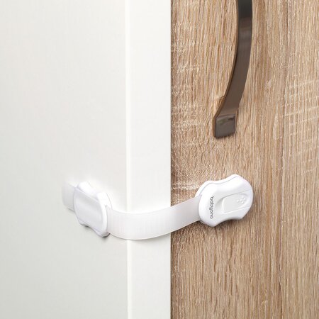 Set 4 protectii universale pentru mobila, Alb, Babyono 682522