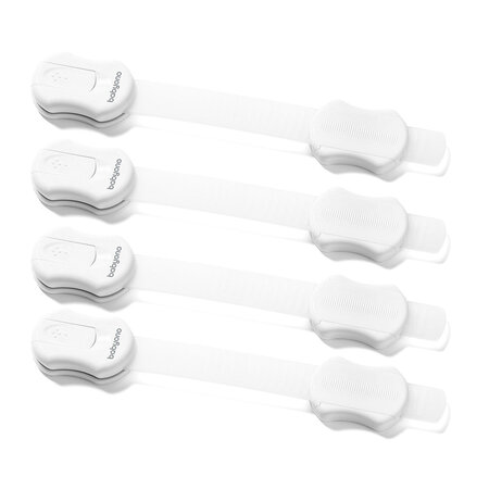Set 4 protectii universale pentru mobila, Alb, BabyOno