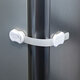 Set 4 protectii universale pentru mobila, Alb, Babyono 682519