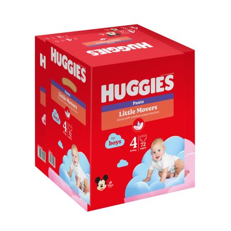 Scutece Pants Boy Nr. 4, 9-14 kg, 72 bucati, Huggies