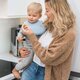 Barbita impermeabila din cauciuc moale si subtire, 6 luni+, Albastru, Babyono 682787