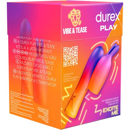 Mini vibrator 1 in 1 Vibe & Tease, Durex 682842