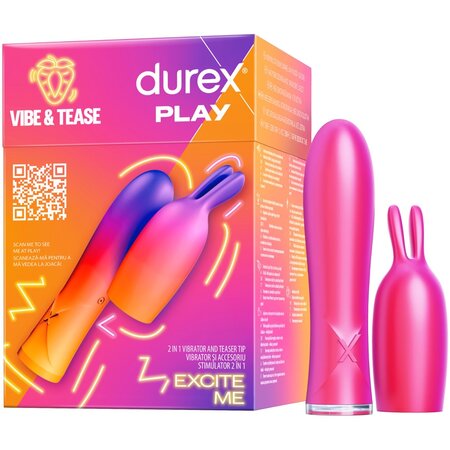 Mini vibrator 1 in 1 Vibe & Tease, Durex 682840