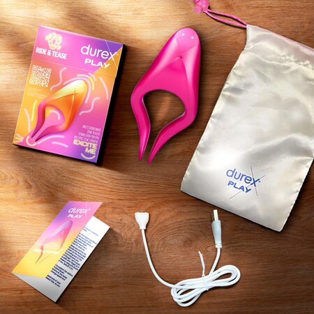 Stimulator cu vibratii Ride & Tease, Durex 682871