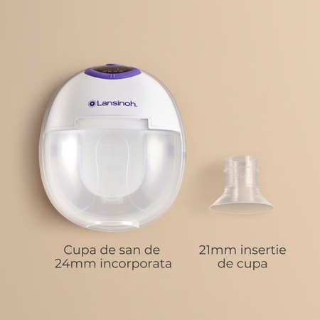 Pompa de san electrica, hands free, portabila, Lansinoh 682992