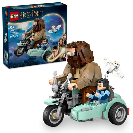 Hagrid si Harry intr-o tura cu motocicleta Harry Potter, + 9 ani, 76443, Lego 683035