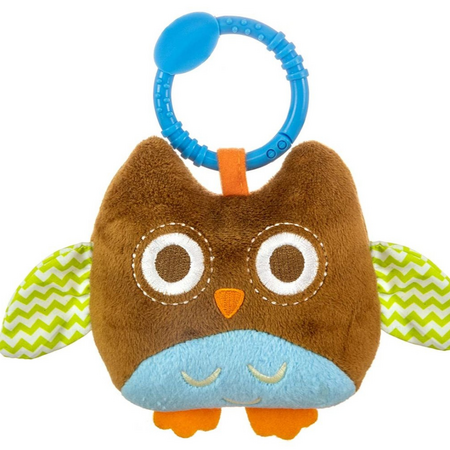 Jucarie de plus Happy Owl, 0 luni+, Milly Mally 715301