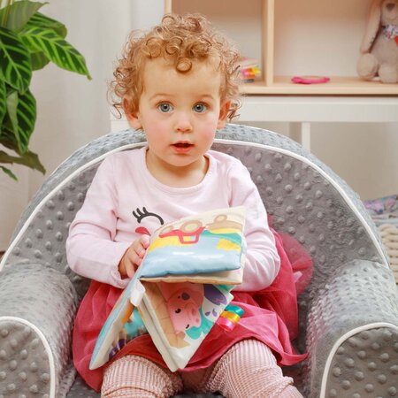 Carte senzoriala si educativa, 0 luni+, Farm, Babyono 683105