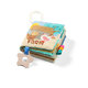 Carte senzoriala si educativa, 0 luni+, Farm, Babyono 683104