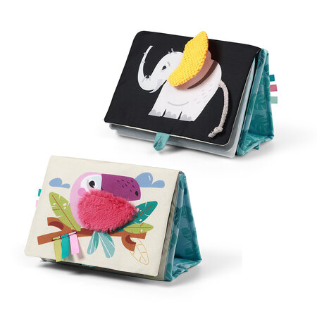 Carte senzoriala, 0 luni+, Safari, Babyono 683137