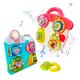 Jucarie interactiva Busy board stil Montessori, +18 luni, Potrivire fructe, 9 piese, Huanger 683162