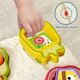 Jucarie interactiva Busy board stil Montessori, +18 luni, Potrivire fructe, 9 piese, Huanger 683164