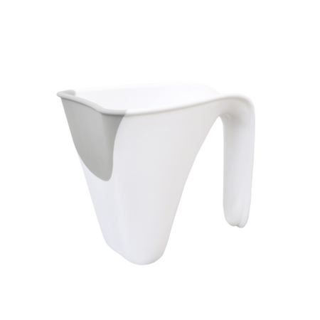 Recipient pentru clatirea cu apa cu margine moale, 0 luni+, White/Gray, 1 bucata, Shnuggle