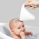 Recipient cu margine moale pentru clatirea cu apa, 0 luni+, White/Gray, Shnuggle 683306