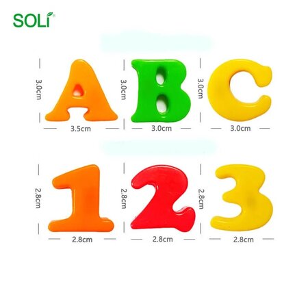 Jucarie educativa cu tablita de scris si litere magnetice 2 in 1, + 3 ani, AcSmart 683300
