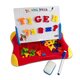 Jucarie educativa cu tablita de scris si litere magnetice 2 in 1, + 3 ani, AcSmart 683301