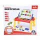 Jucarie educativa cu tablita de scris si litere magnetice 2 in 1, + 3 ani, AcSmart 683299
