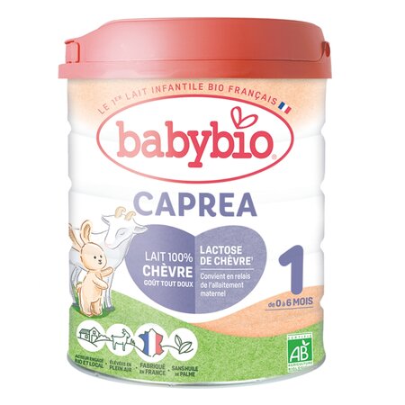 Formula de lapte praf Bio de capra 1, pana la 6 luni, 800 gr, BabyBio