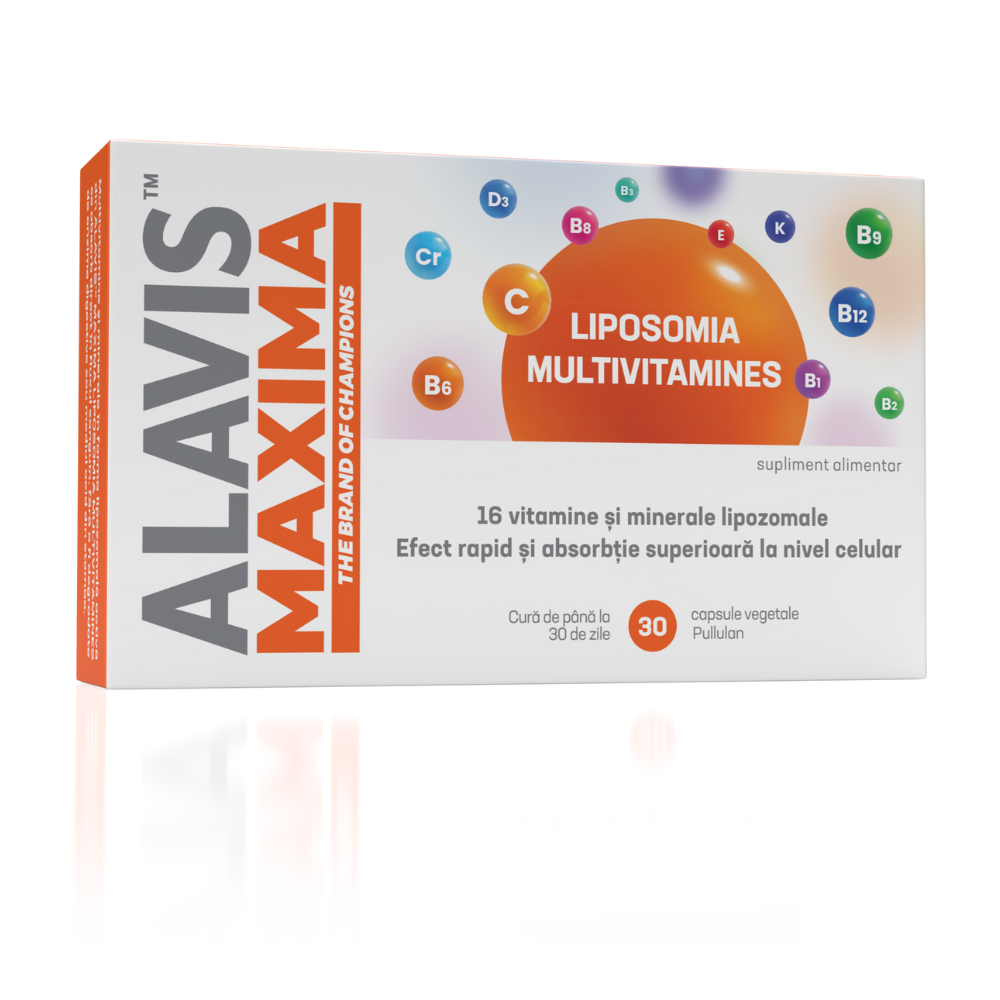 Multivitamine Liposomia, 30 capsule vegetale, Alavis Maxima