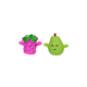 Set 5 marionete din silicon fructe si legume, + 3 ani, TL-33, AcSmart 683496
