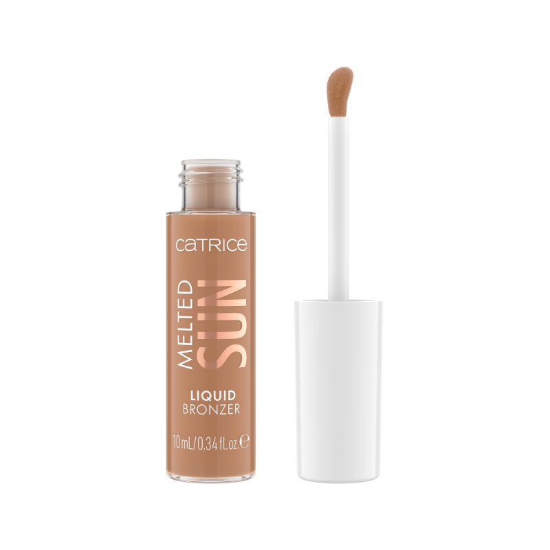 Bronzer lichid pentru fata Melted Sun, 015 Sunkissed, 10 ml, Catrice