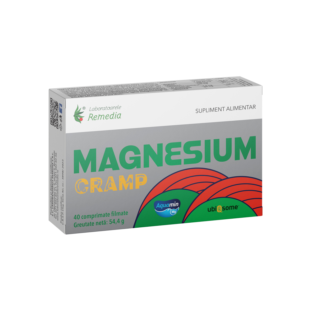 Magnezium Cramp, 40 comprimate, Remedia