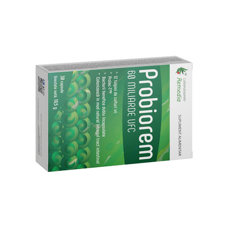 Probiorem 60 miliarde UFC, 30 capsule, Remedia 683600