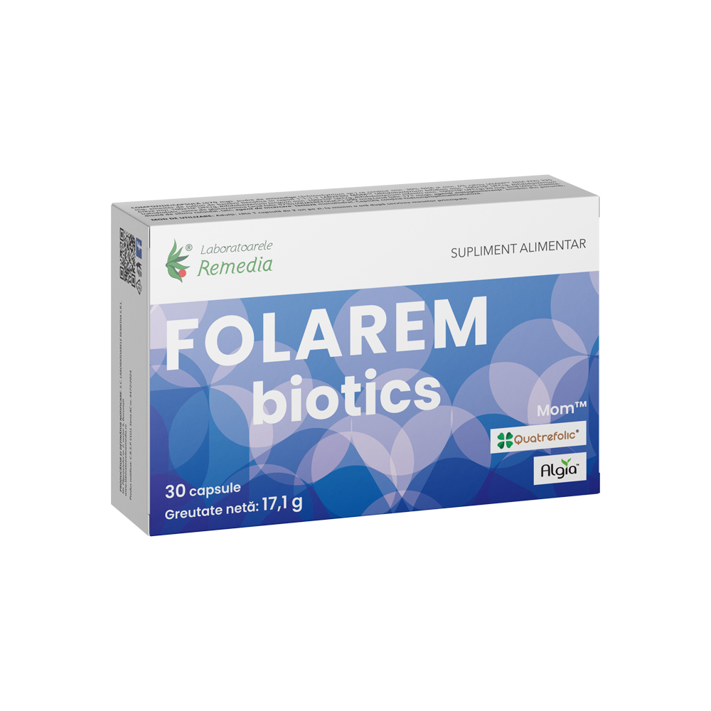 Folarem Biotics, 30 capsule, Remedia