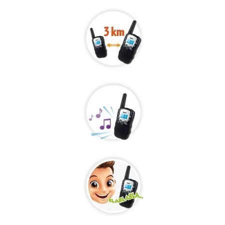 Statie radio Walkie Talkie, +8 ani, Buki 458618