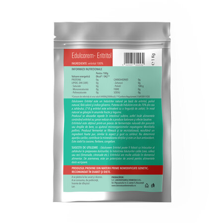 Eritritol Edulcorem, 1000 g, Remedia 683615