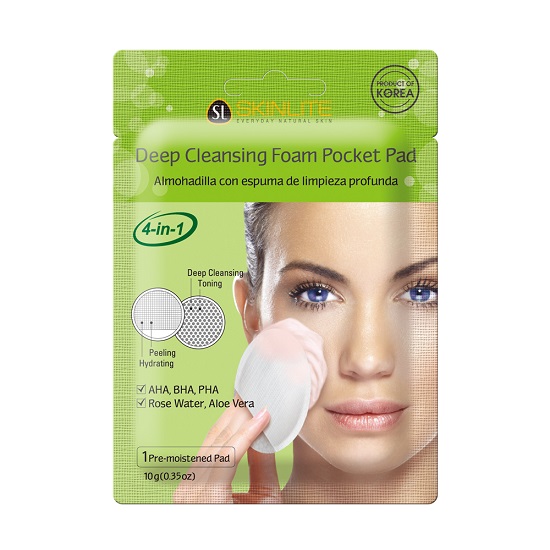 Discheta umeda 4 in 1 pentru curatare profunda, 10 gr, Skinlite