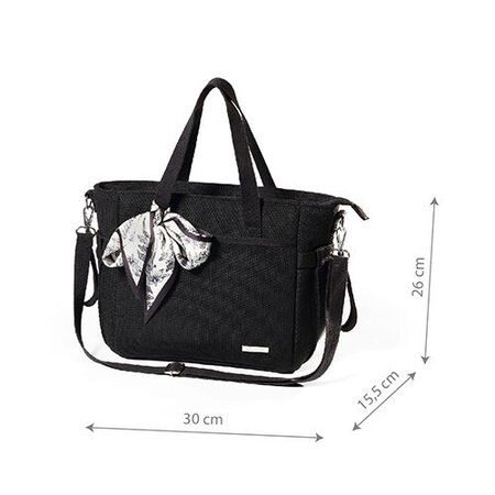 Geanta pentru carucior Carmen, Negru, Babyono 684105