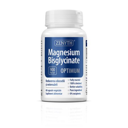 Magnesium Bisglycinate Optimum, 900 mg, 60 capsule, Zenyth