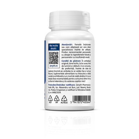 Magnesium Bisglycinate Optimum, 900 mg, 60 capsule, Zenyth 772384