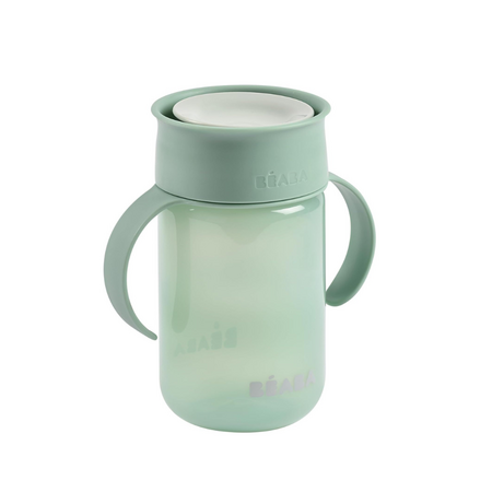 Cana de invatare, +12 luni, 340ml, Sage Green, Beaba 684146