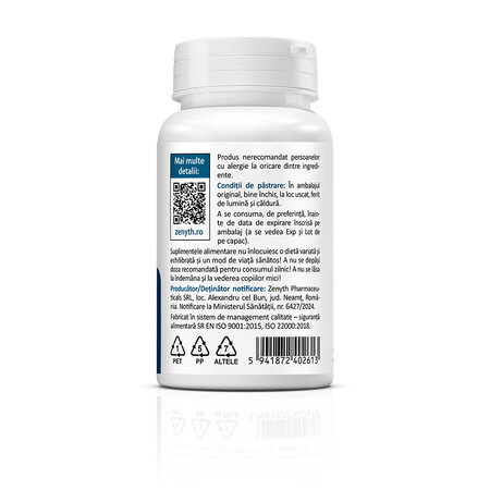 Zinc Bisglycinate, 60 capsule, Zenyth 761142