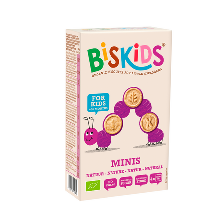 Biscuiti mini Bio pentru copii cu gust de mere Biskids, 120 g, Belkorn