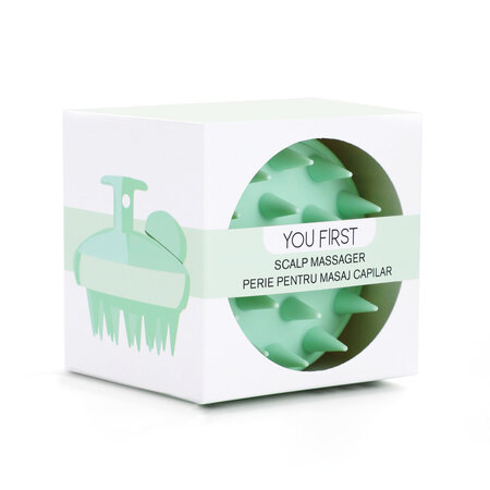 Perie pentru masaj capilar cu dispenser de sampon, 1 bucata, You First 684220