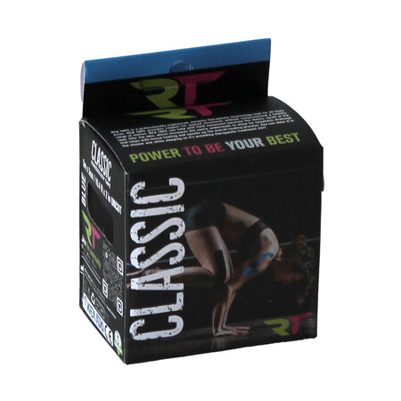 Banda kinesiologica premium, 5cm x 5m, Albastru, 1 buc, Rea Tape 684266