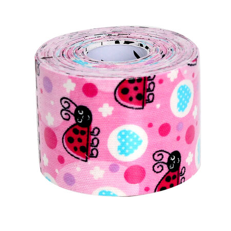 Banda kinesiologica premium Pathern, 5cm x 5m, Lady Bug, 1 buc, Rea Tape 684271