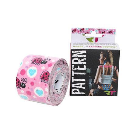 Banda kinesiologica premium Pathern, 5cm x 5m, Lady Bug, 1 buc, Rea Tape 684270