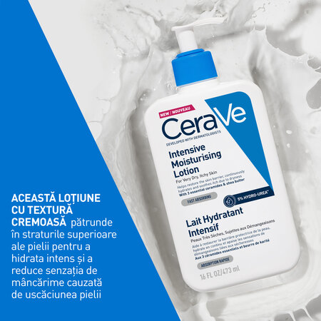 Lotiune intens hidratanta pentru fata si corp, 473 ml, CeraVe 684410