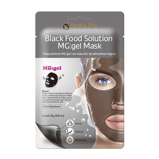 Masca tip servetel pentru fermitate si hidratare, Black Food Solution MG, 28 gr, Skinlite