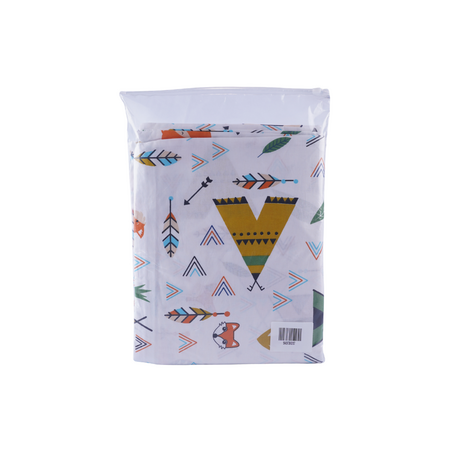 Lenjerie 3 piese + protectie impermeabila, 120x60 cm, Animalute, Fic Baby 763704