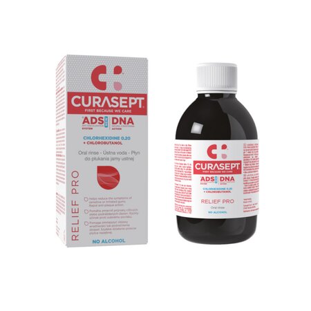 Apa de gura ADS DNA Relif Pro, 200 ml, Curasept
